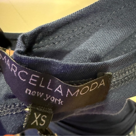 Marcella Moda Elegant Navy Women's Tank Top - Picture 6 of 7